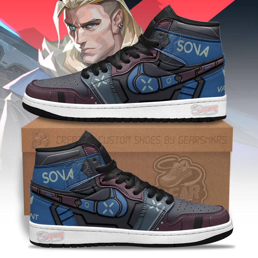 Sova Valorant Agent J1s Sneakers For Gamer MN13  Grabiiva