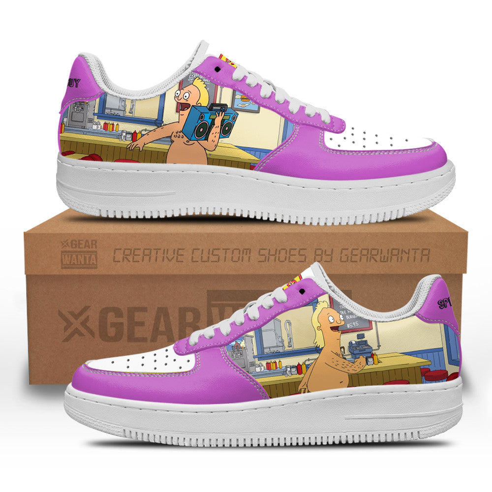 Speedo Guy Bob's Burger Custom Air Sneakers QD12 Grabiiva