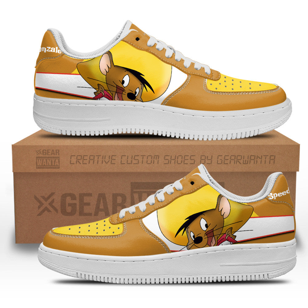 Speedy Gonzales Custom Cartoon Air Sneakers LT13 Grabiiva