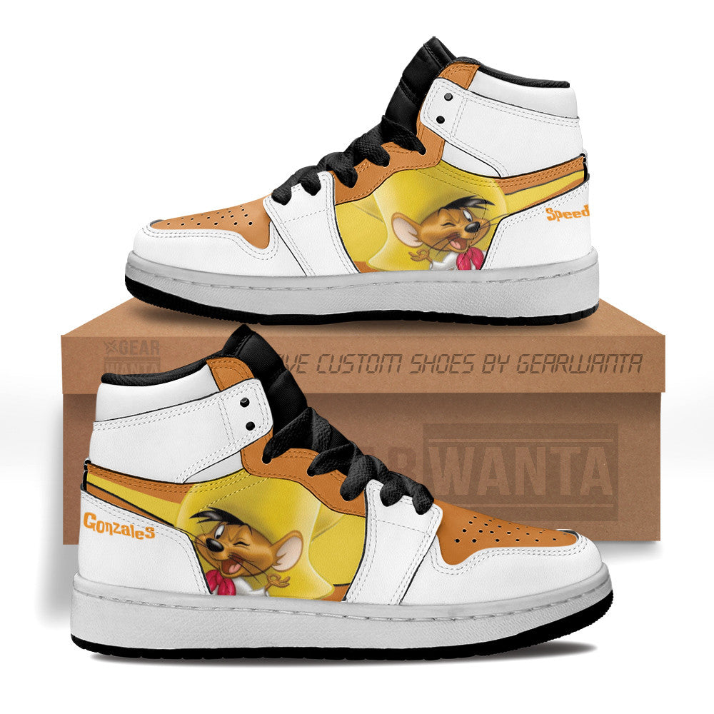 Speedy Gonzales Kid J1s Sneakers Custom Grabiiva