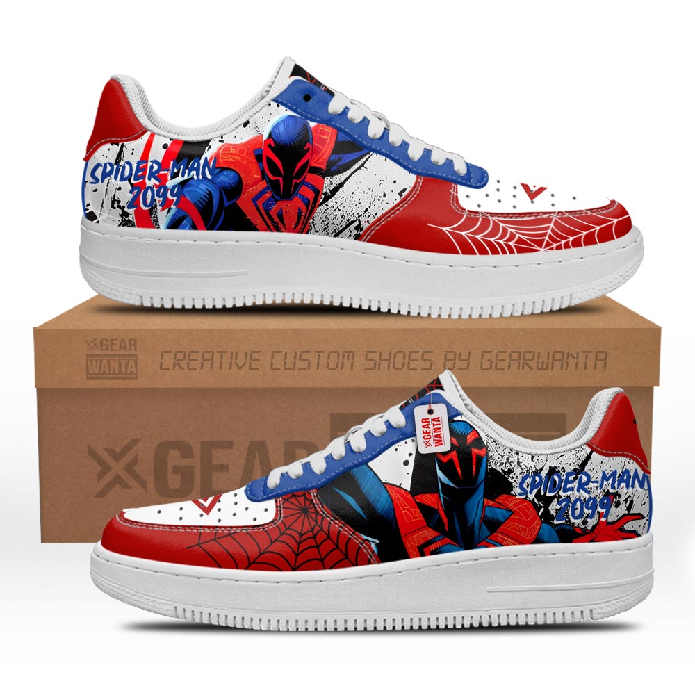 Spider-Man 2099 Spider-Verse Custom Air Sneakers PT18 Grabiiva