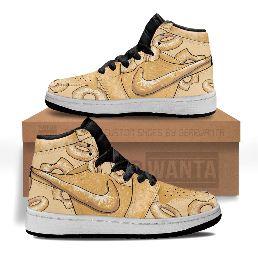 Spudnuts Donut Kid J1s Sneakers Custom For Kids Grabiiva