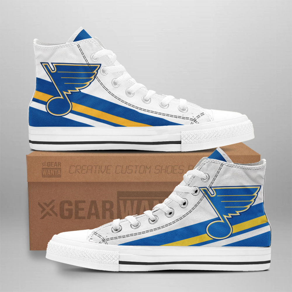 St. Louis Blues Custom Sneakers For Fans Grabiiva
