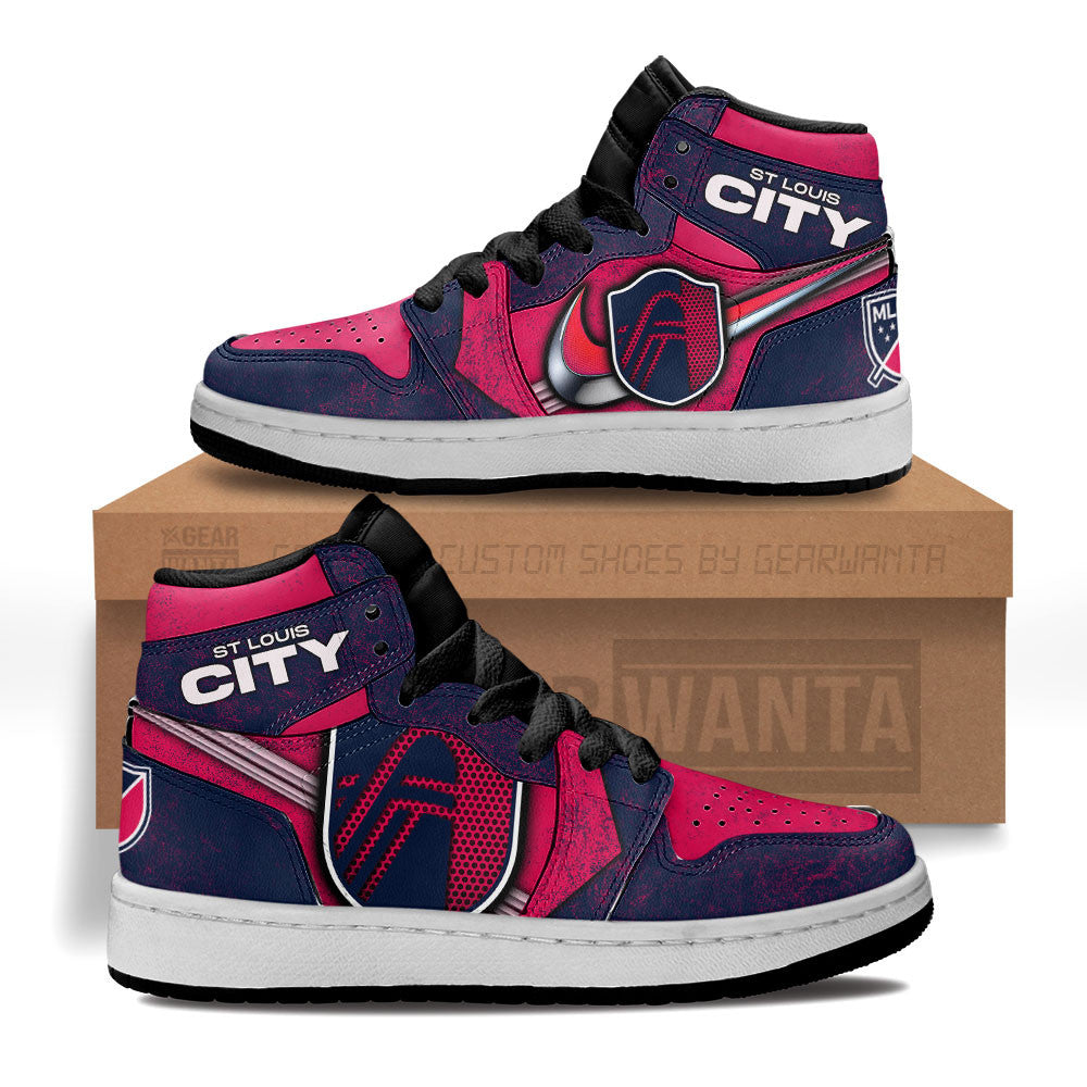 St. Louis City Kid J1s Sneakers Custom Grabiiva
