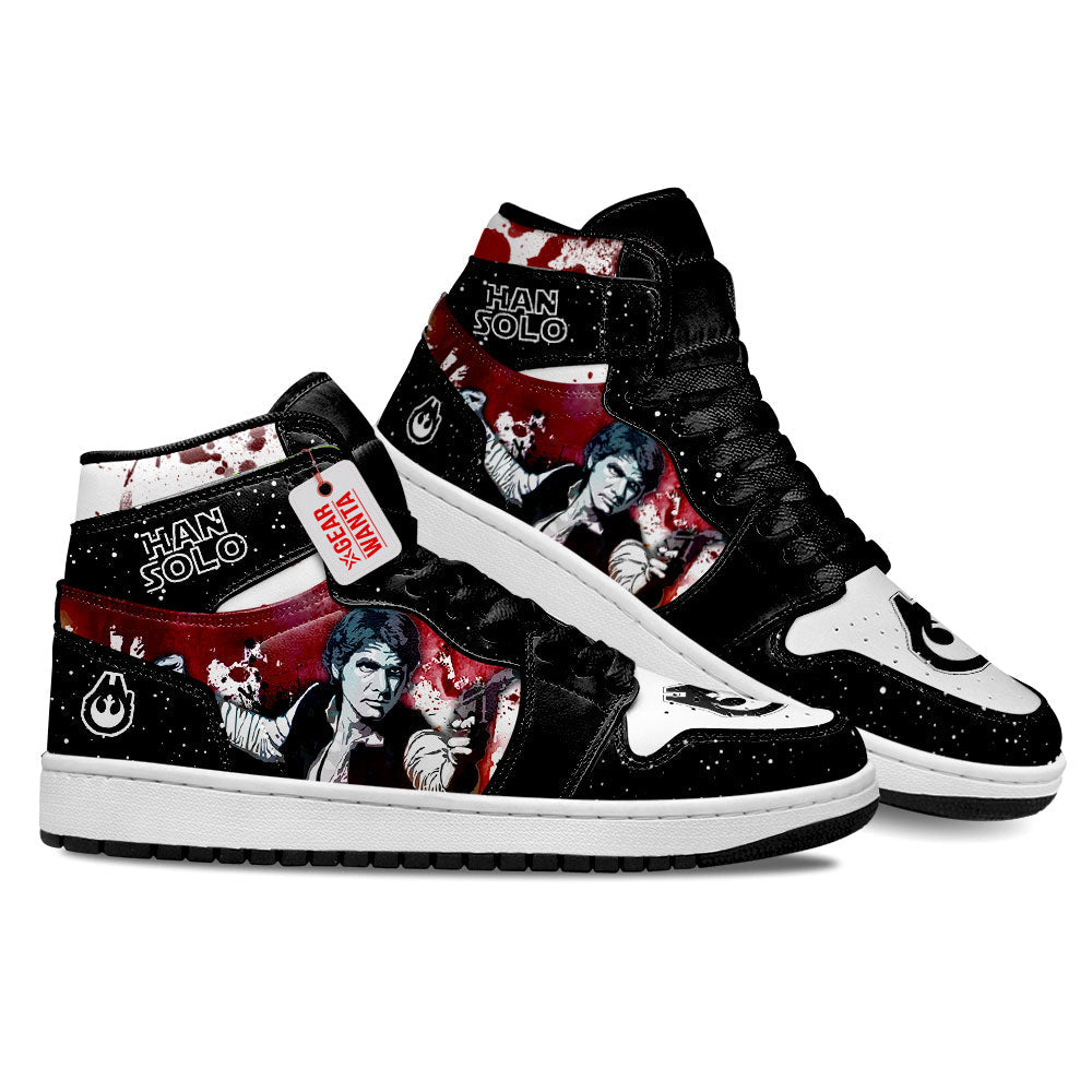 Star Wars Han Solo J1s Sneakers Custom PT21  Grabiiva
