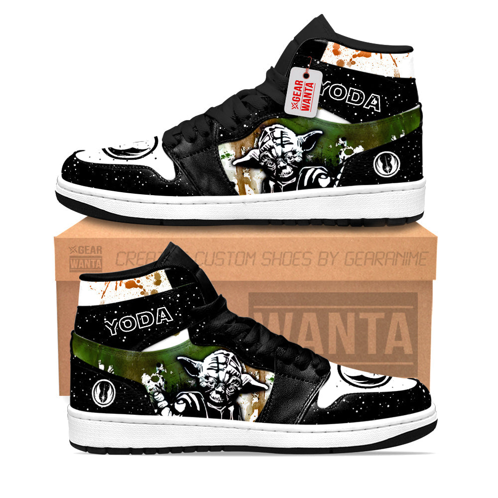 Star Wars Yoda J1s Sneakers Custom PT21  Grabiiva