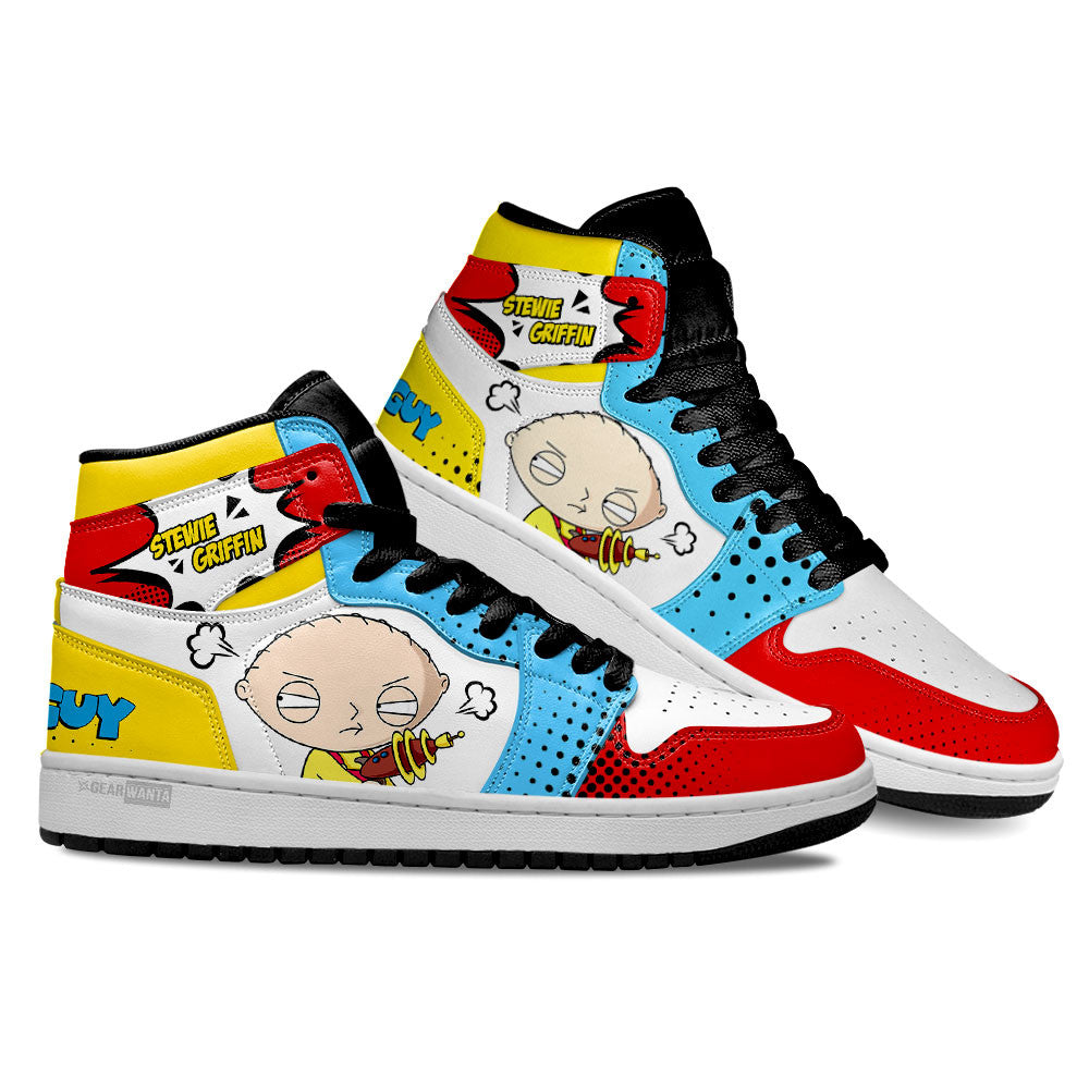 Stewie Griffin Sneakers Custom Family Guy Shoes  Grabiiva