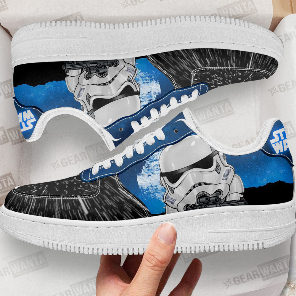 Stormtrooper Air Sneakers Custom Star Wars Shoes Grabiiva