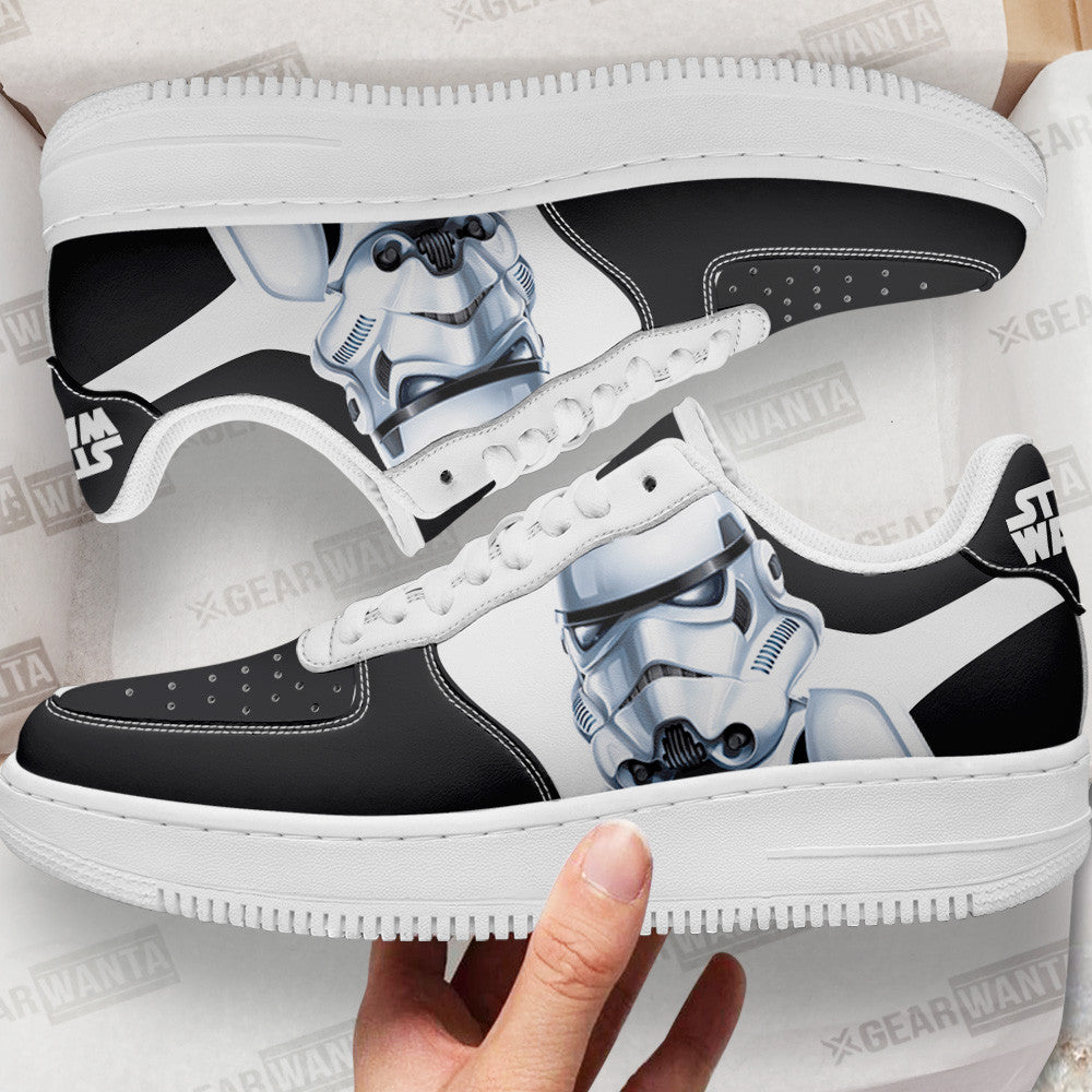 Stormtrooper Costume Air Sneakers Custom Star Wars Shoes Grabiiva