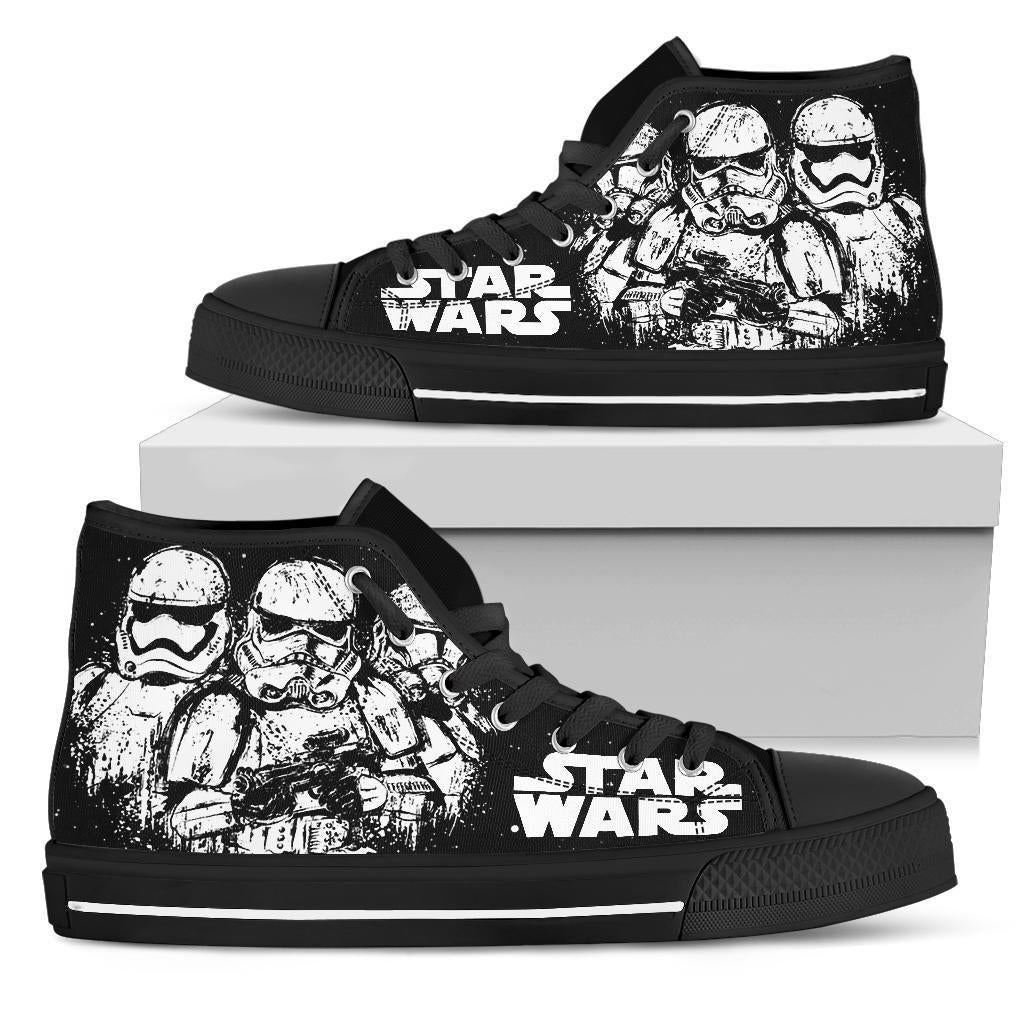 Stormtrooper High Top Shoes Custom Grabiiva