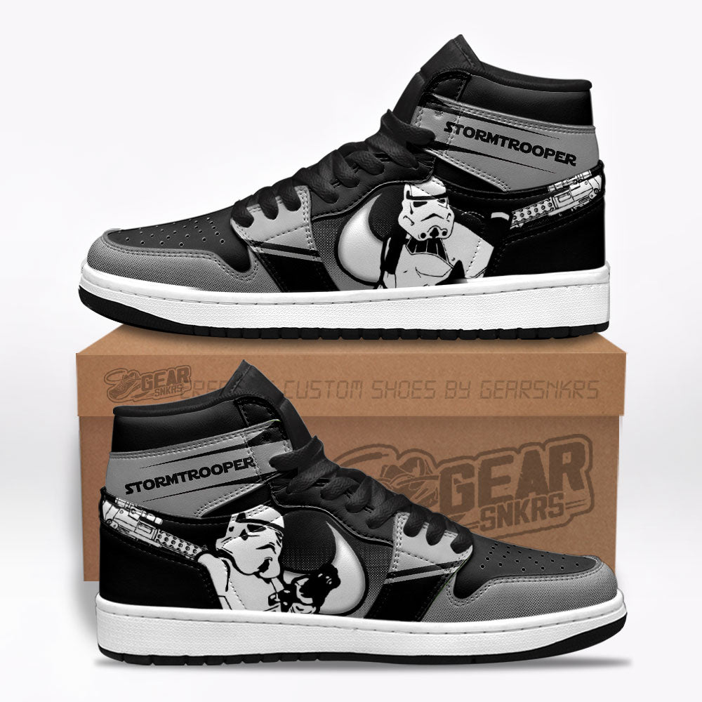 Stormtrooper J1 Sneakers Custom Gifts Idea For Star Wars Fans TT26  Grabiiva