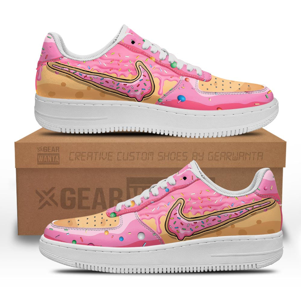 Strawberry Frosted Donut Custom Sneakers TT15 Grabiiva
