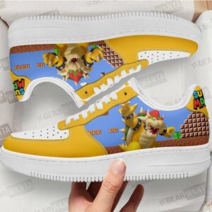 Super Mario Bowser Air Sneakers Gamer Shoes Grabiiva