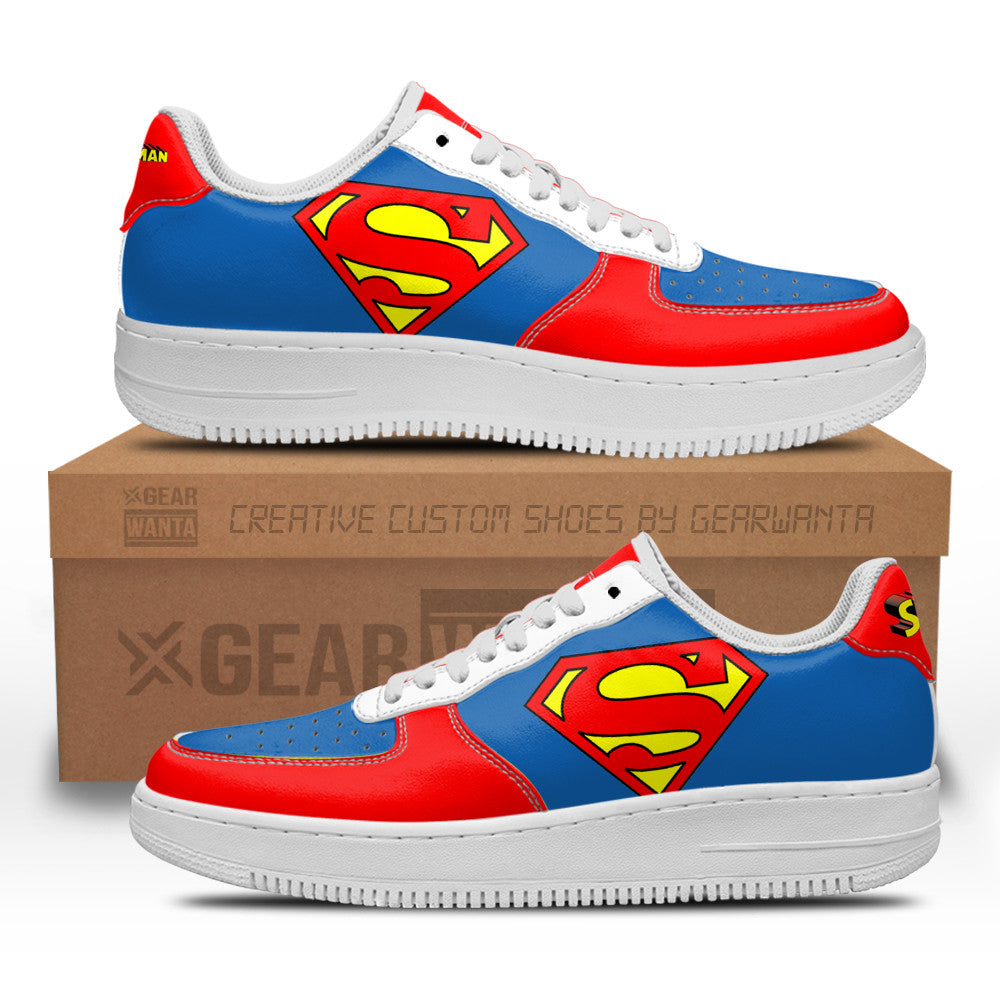Superman Air Sneakers NAF Custom Super Hero Grabiiva
