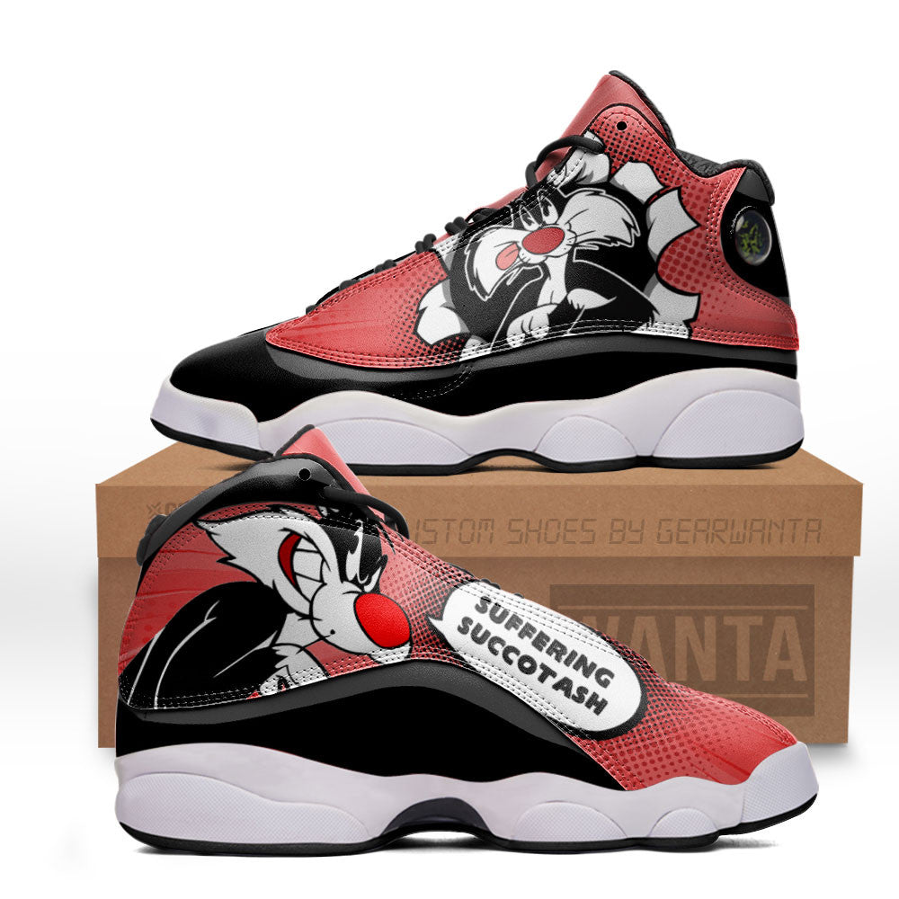 Sylvester Cat J13s Sneakers Comic Style Grabiiva