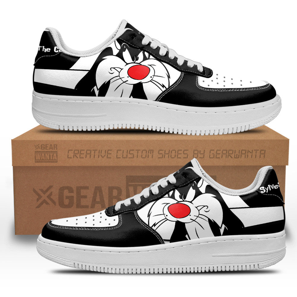 Sylvester the Cat Custom Cartoon Air Sneakers LT13 Grabiiva