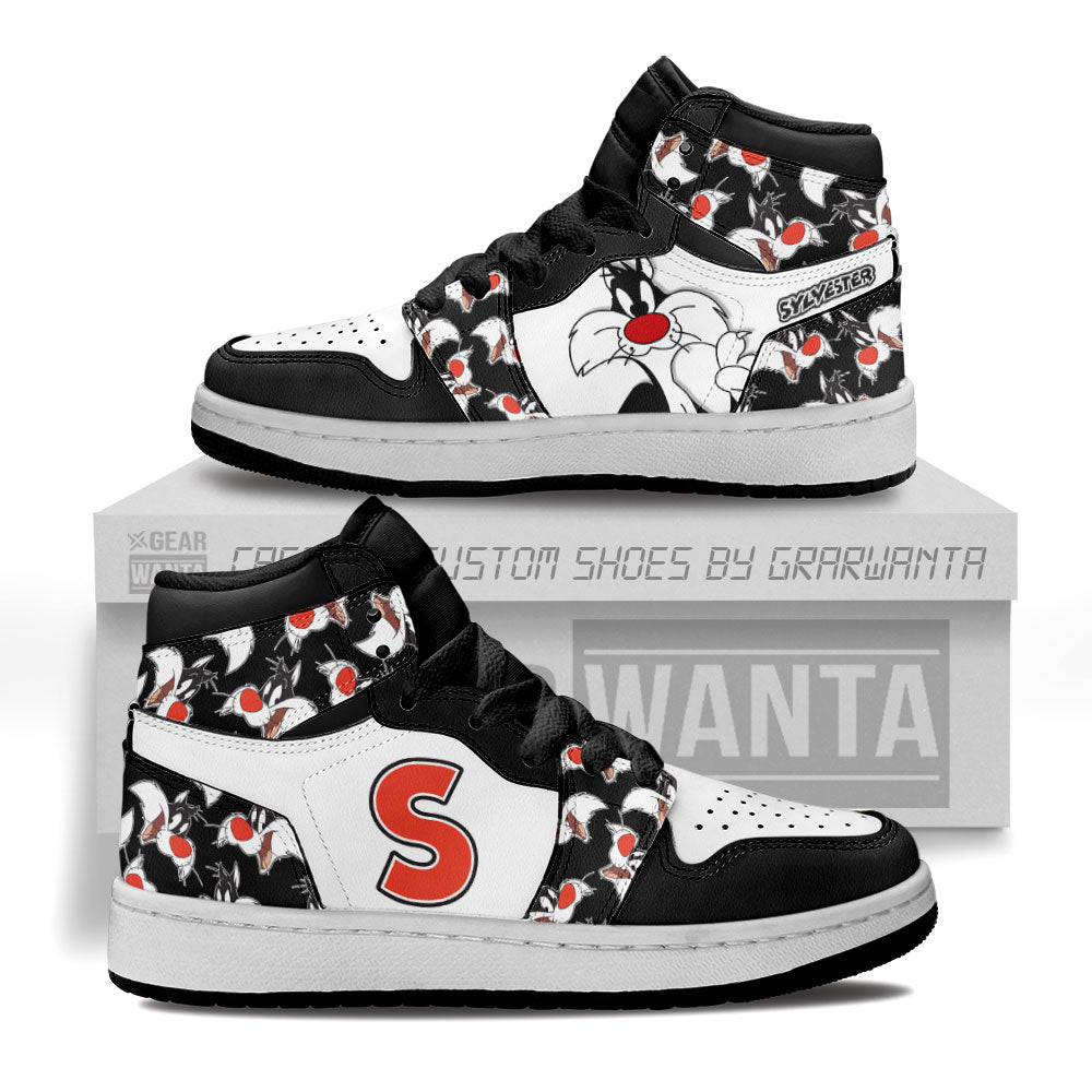 Sylvester The Cat Kid J1s Sneakers Cartoon Collection Grabiiva