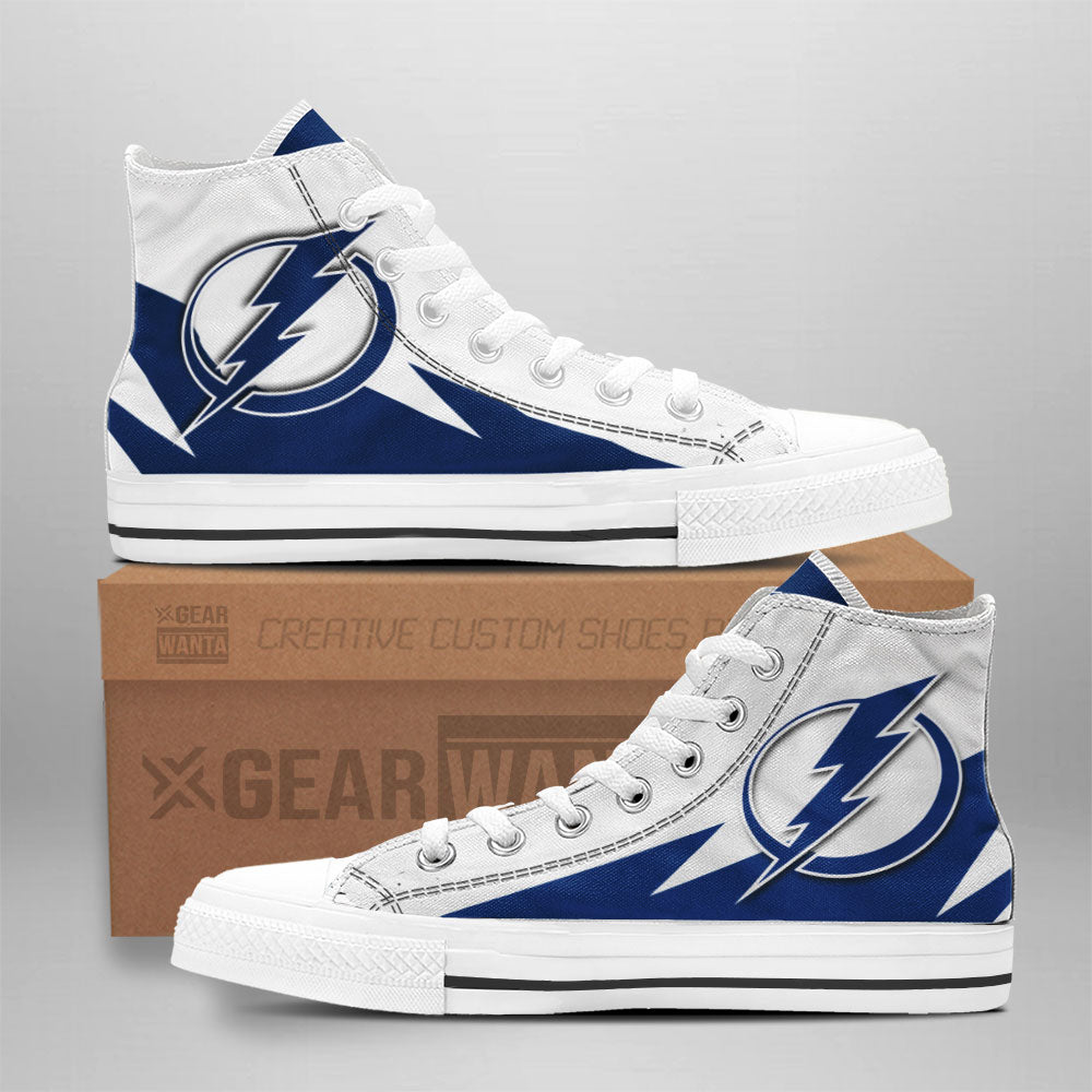 Tampa Bay Lightning Custom Sneakers For Fans Grabiiva