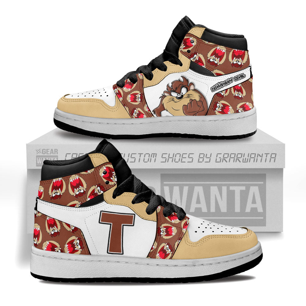 Tasmanian Devil Kid J1s Sneakers Cartoon Collection Grabiiva
