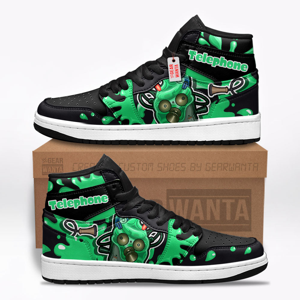 Telephone Splatoon J1s Sneakers Custom For Fans TT20  Grabiiva