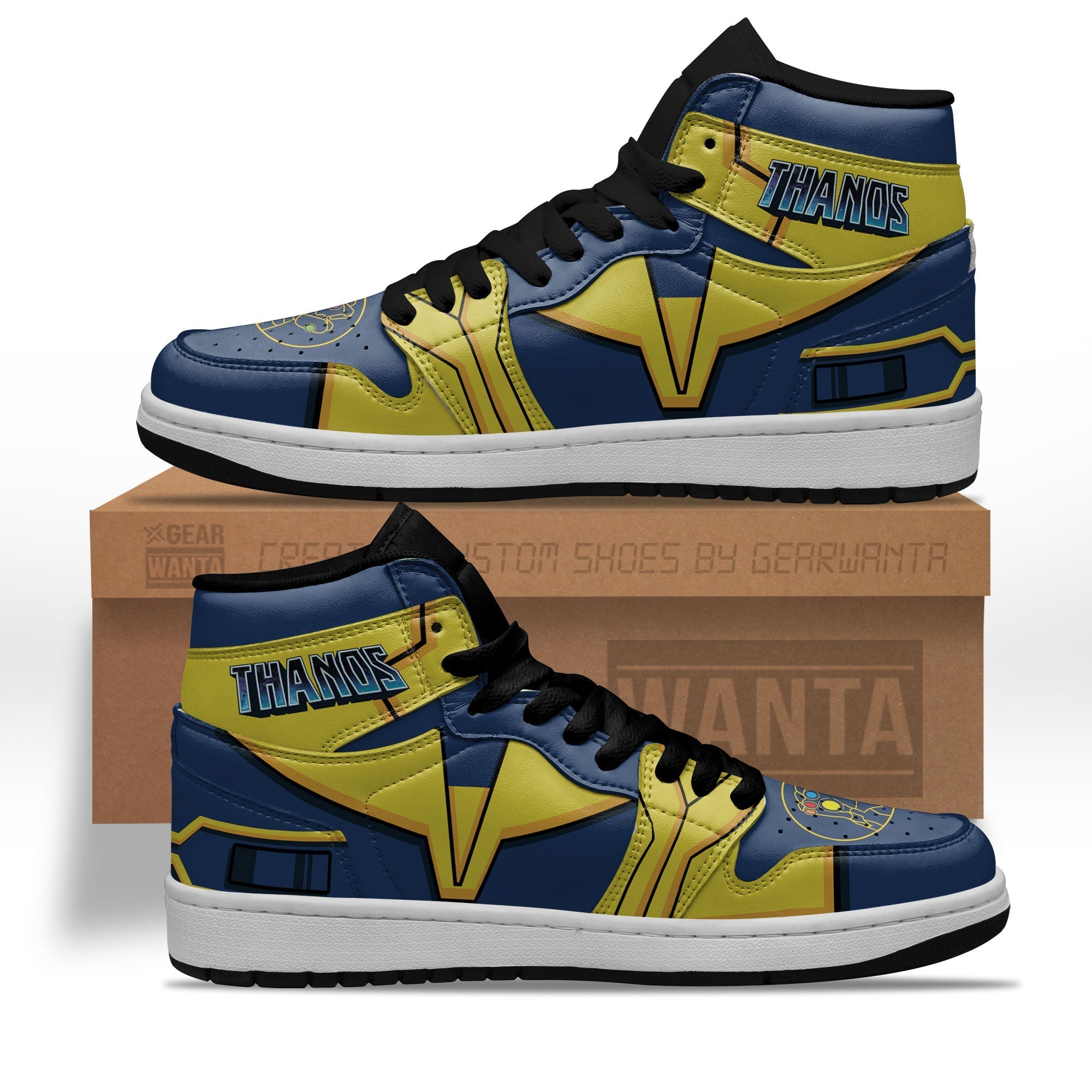 Thanos J1s Sneakers Villains Sneakers  Grabiiva
