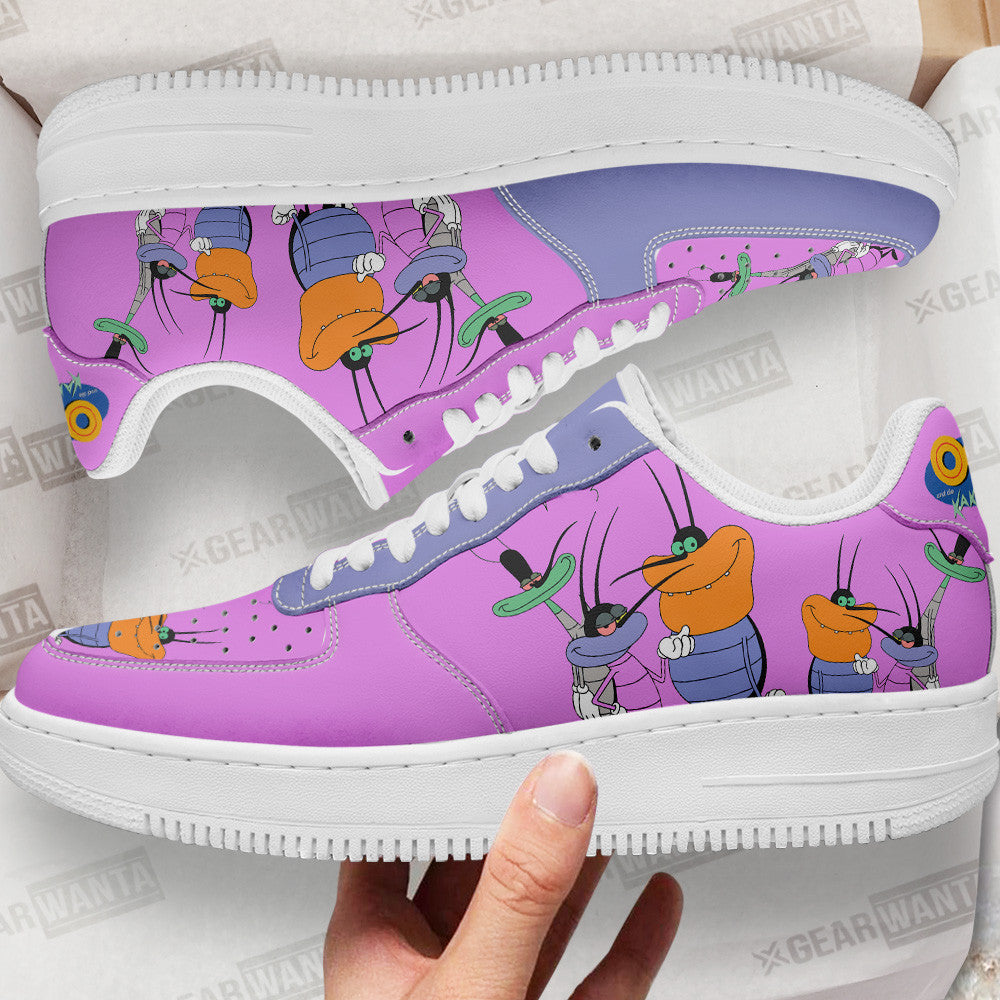 The Cockroaches Air Sneakers Custom Oggy and the Cockroaches Cartoon Shoes Grabiiva