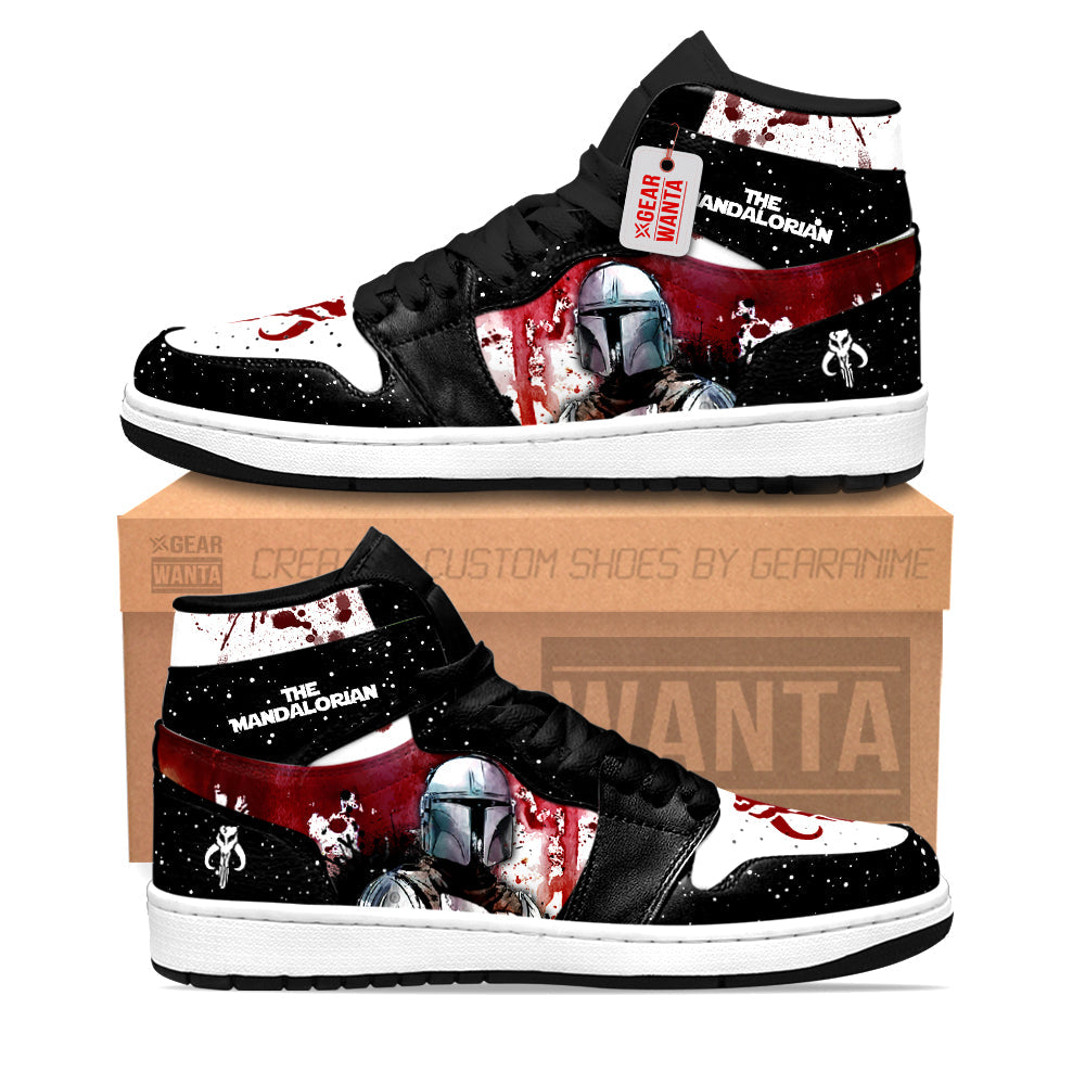 The Mandalorian J1s Sneakers Custom Star Wars Sneakers PT21  Grabiiva
