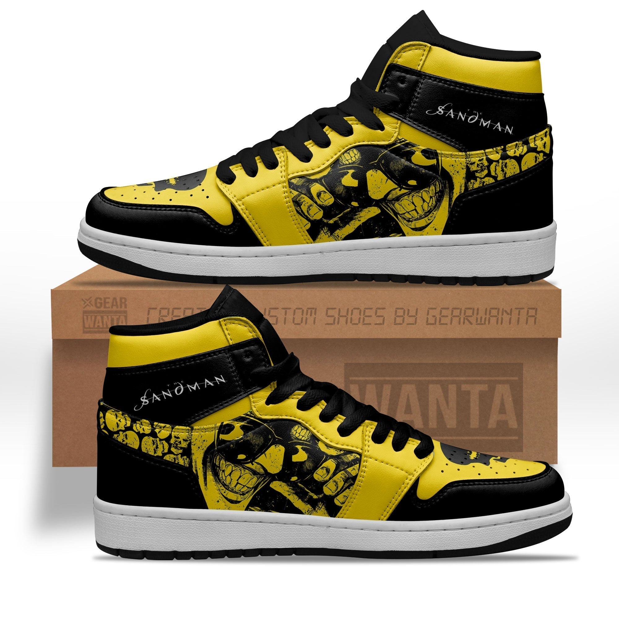 The Sandman Corinthian J1 Sneakers Custom Shoes  Grabiiva