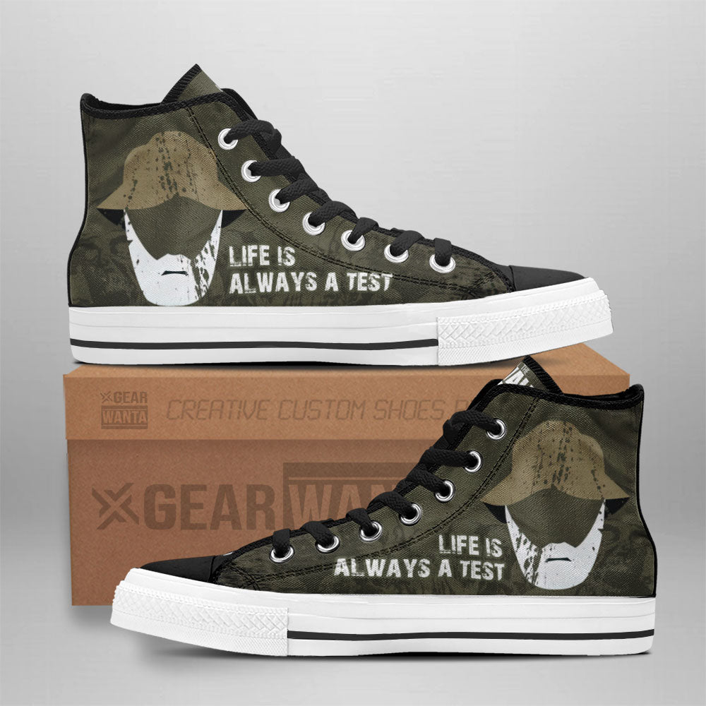 The Walking Dead High Top Shoes Custom For Fans Grabiiva