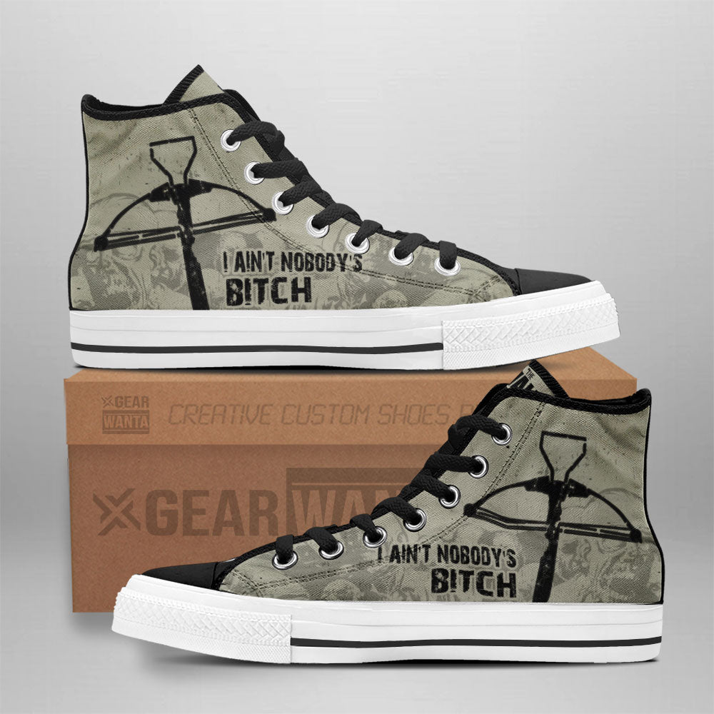 The Walking Dead High Top Shoes Custom For Fans Grabiiva