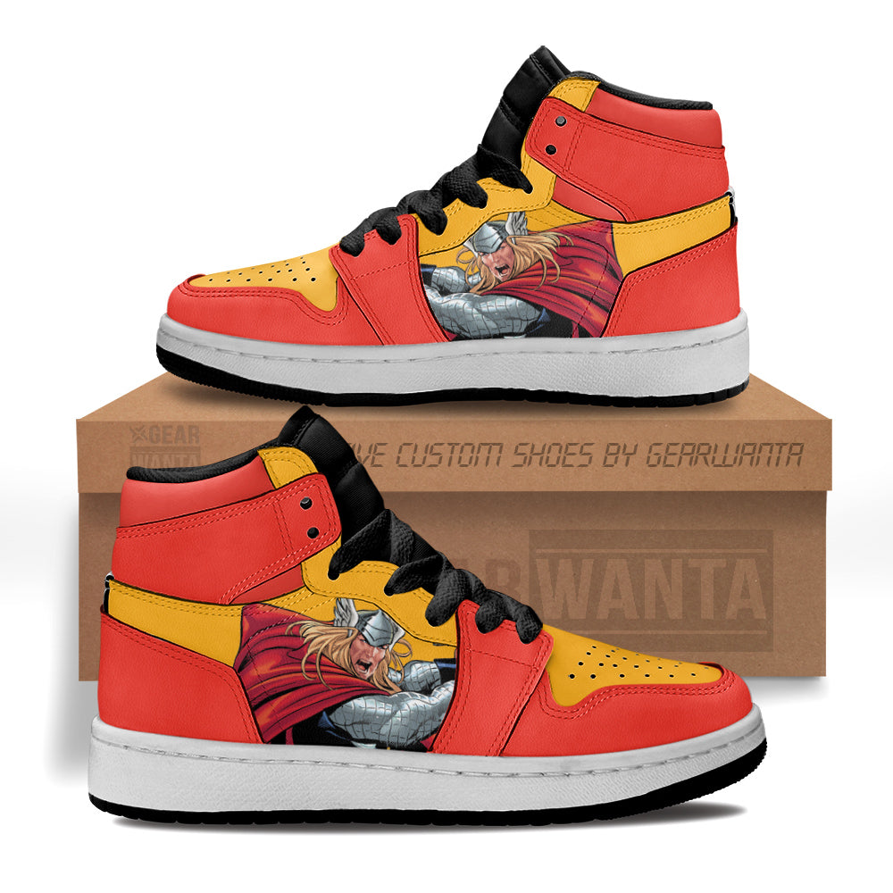 Thor Superhero Kid J1s Sneakers Custom Grabiiva