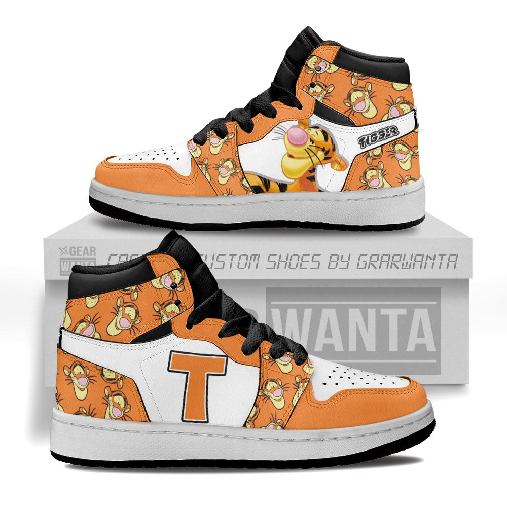 Tigger Kid J1s Sneakers Cartoon Collection Grabiiva