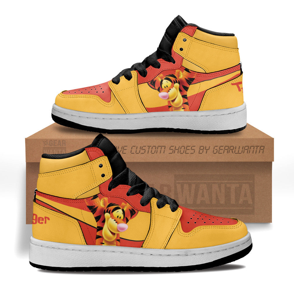 Tigger Kid J1s Sneakers Custom Grabiiva