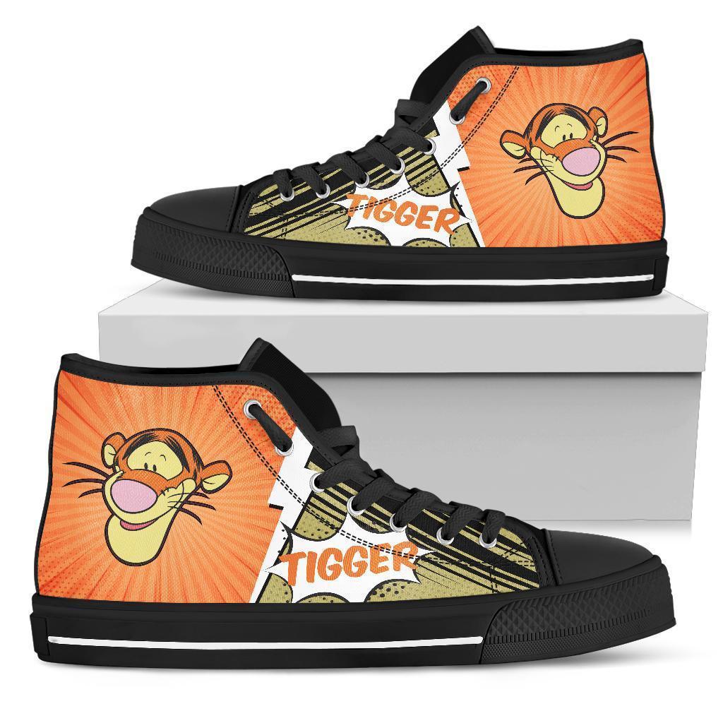 Tigger Sneakers Winnie The Pooh Friend High Top Shoes Fan Grabiiva