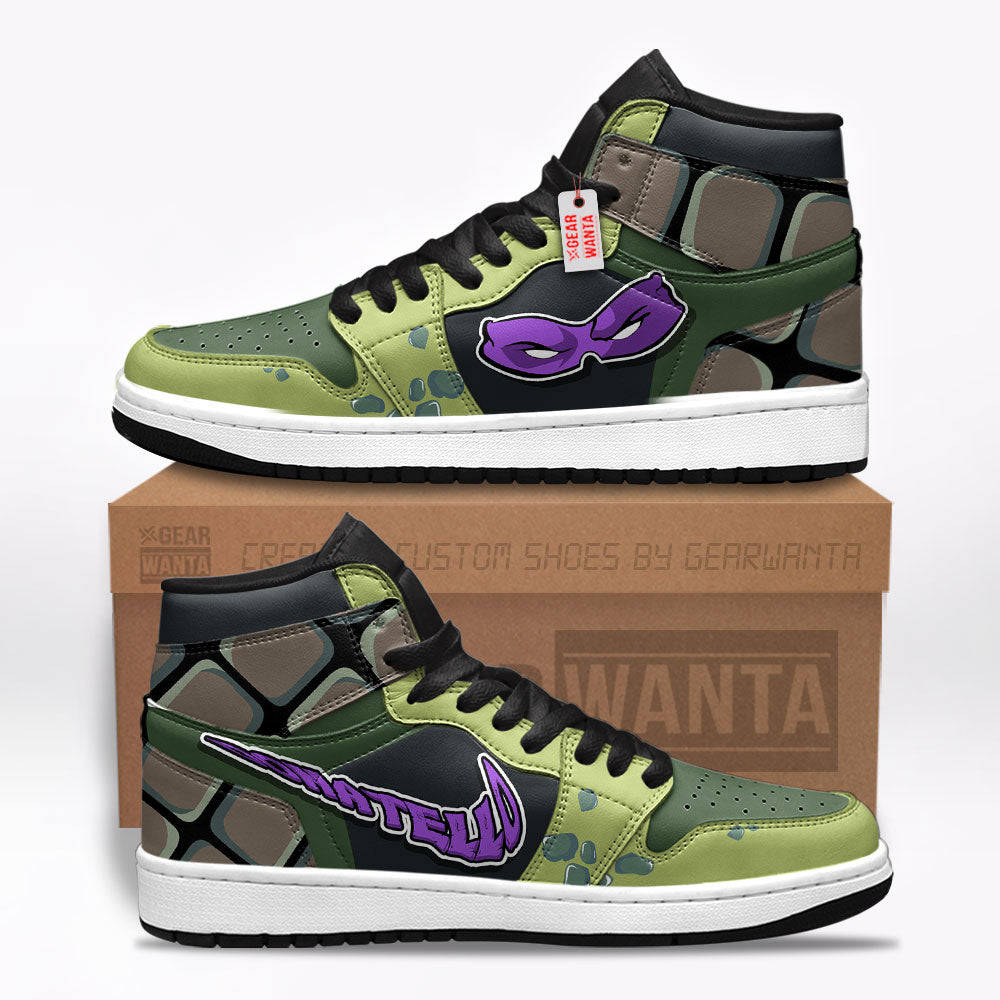TMNT Donatello Mask J1s Sneakers Teenage Mutant Ninja Turtles  Grabiiva