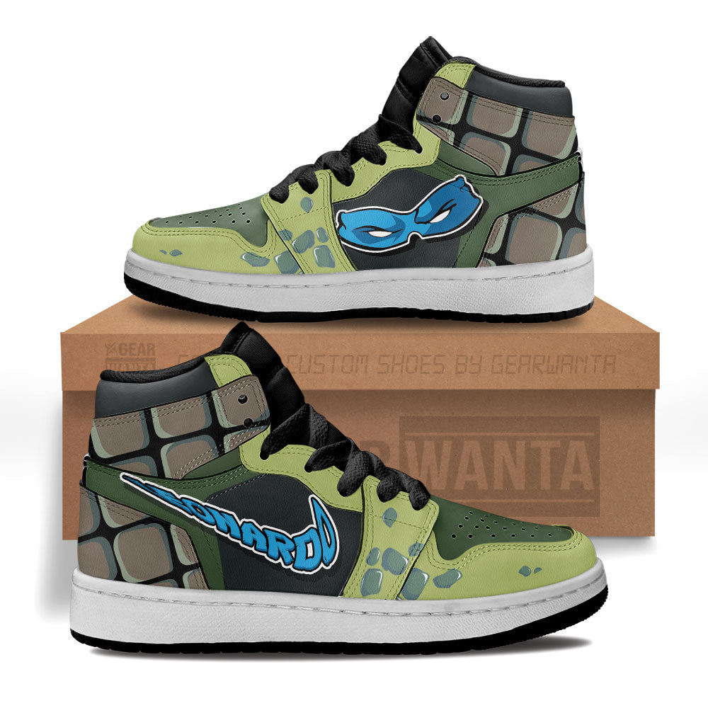TMNT Leonardo Kid J1 Sneakers Teenage Mutant Ninja Turtles Shoes Grabiiva