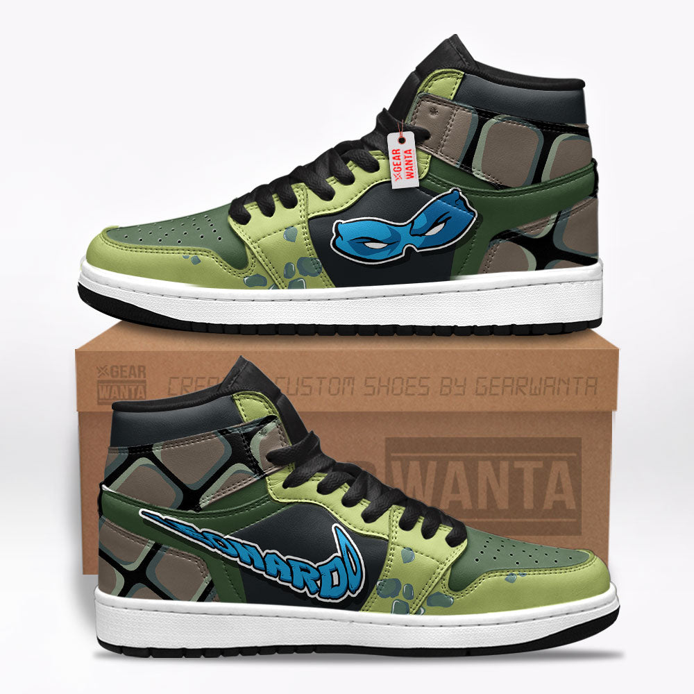 TMNT Leonardo Mask J1s Sneakers Teenage Mutant Ninja Turtles  Grabiiva