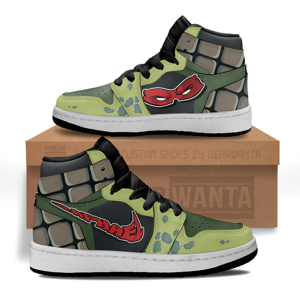 TMNT Raphael Kid J1s Sneakers Teenage Mutant Ninja Turtles Grabiiva