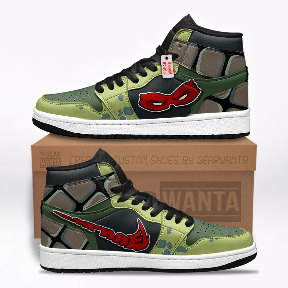 TMNT Raphael Mask J1s Sneakers Teenage Mutant Ninja Turtles  Grabiiva