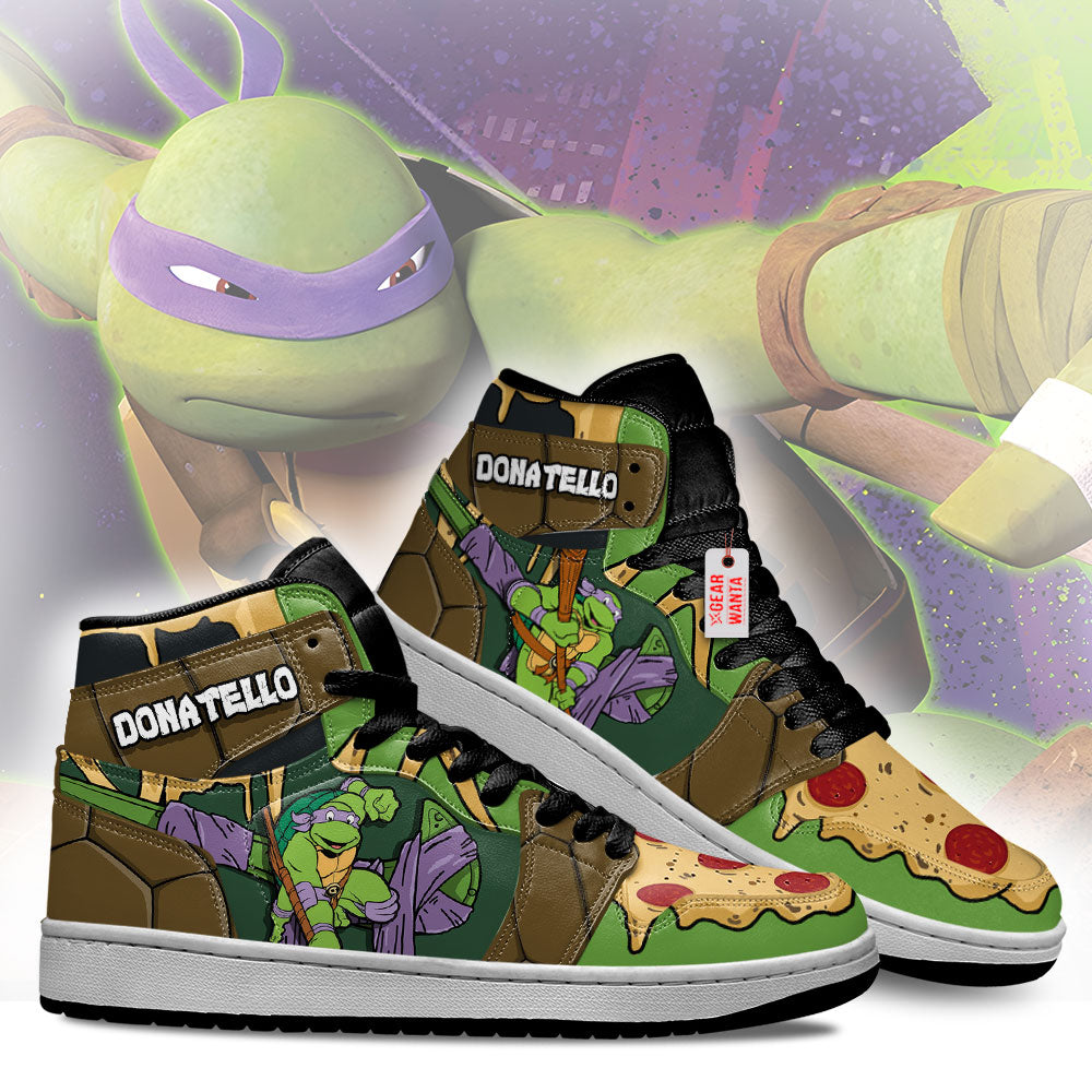 TMNT Shoes Donatello J1s Sneakers Teenage Mutant Ninja Turtles  Grabiiva
