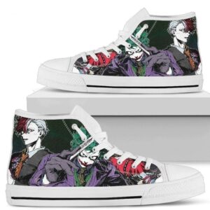 Todoroki Joker Sneakers High Top My Hero Academia Anime NH09 Grabiiva