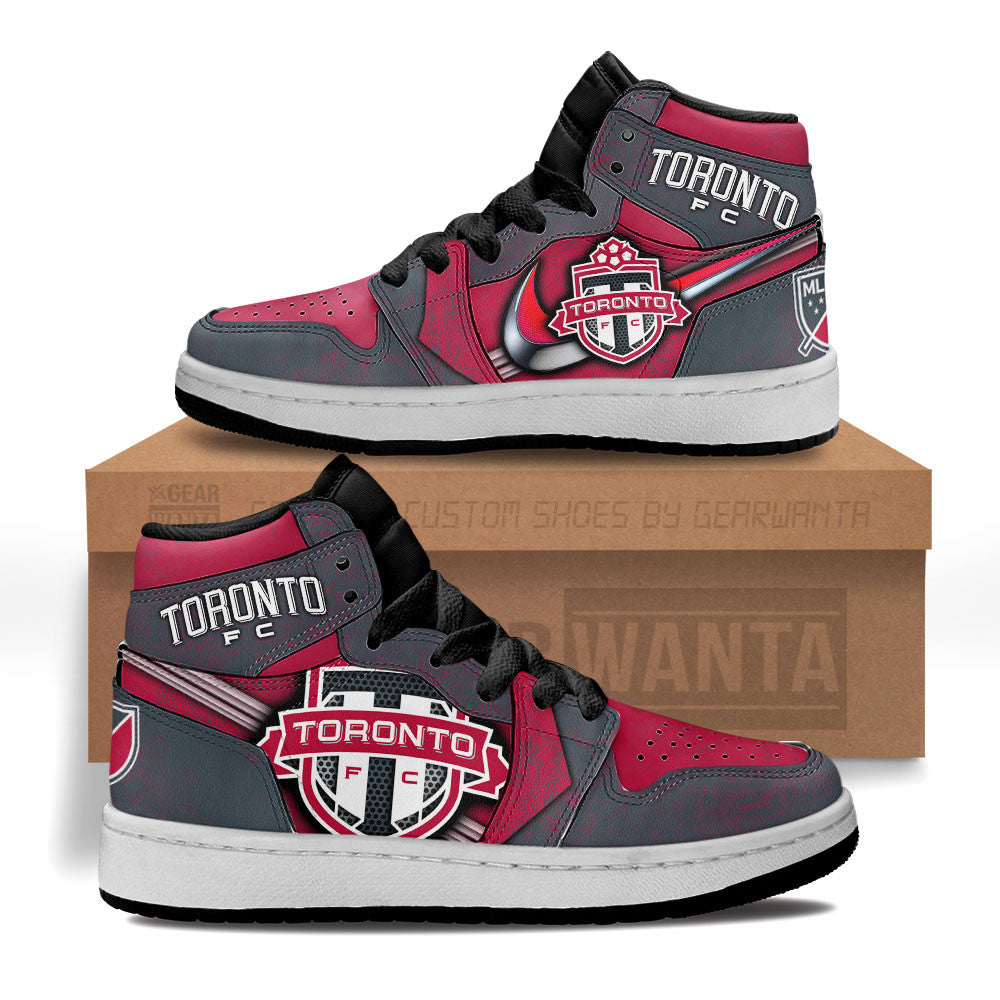 Toronto FC Kid J1 Sneakers Custom Shoes For Kids Grabiiva