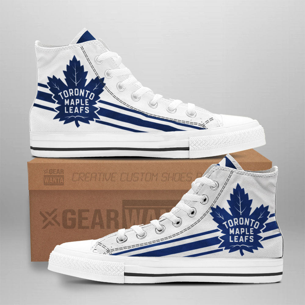 Toronto Maple Leafs Custom Sneakers For Fans Grabiiva