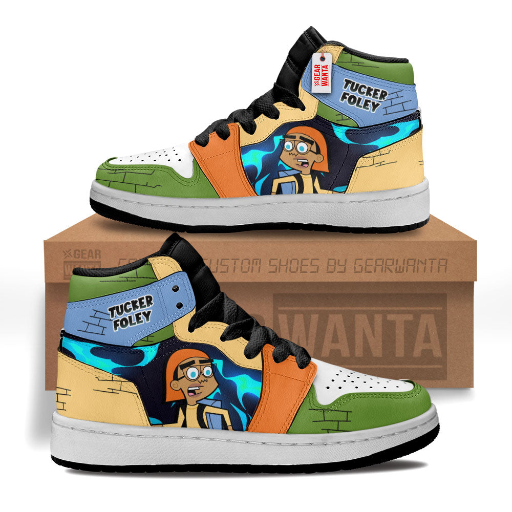Tucker Foley Danny Phantom Kid J1s Sneakers Custom For Kids Grabiiva