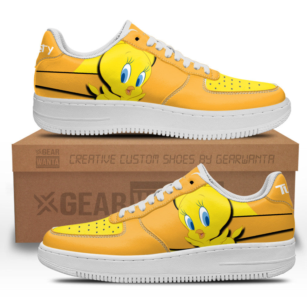 Tweety Custom Cartoon Air Sneakers LT13 Grabiiva