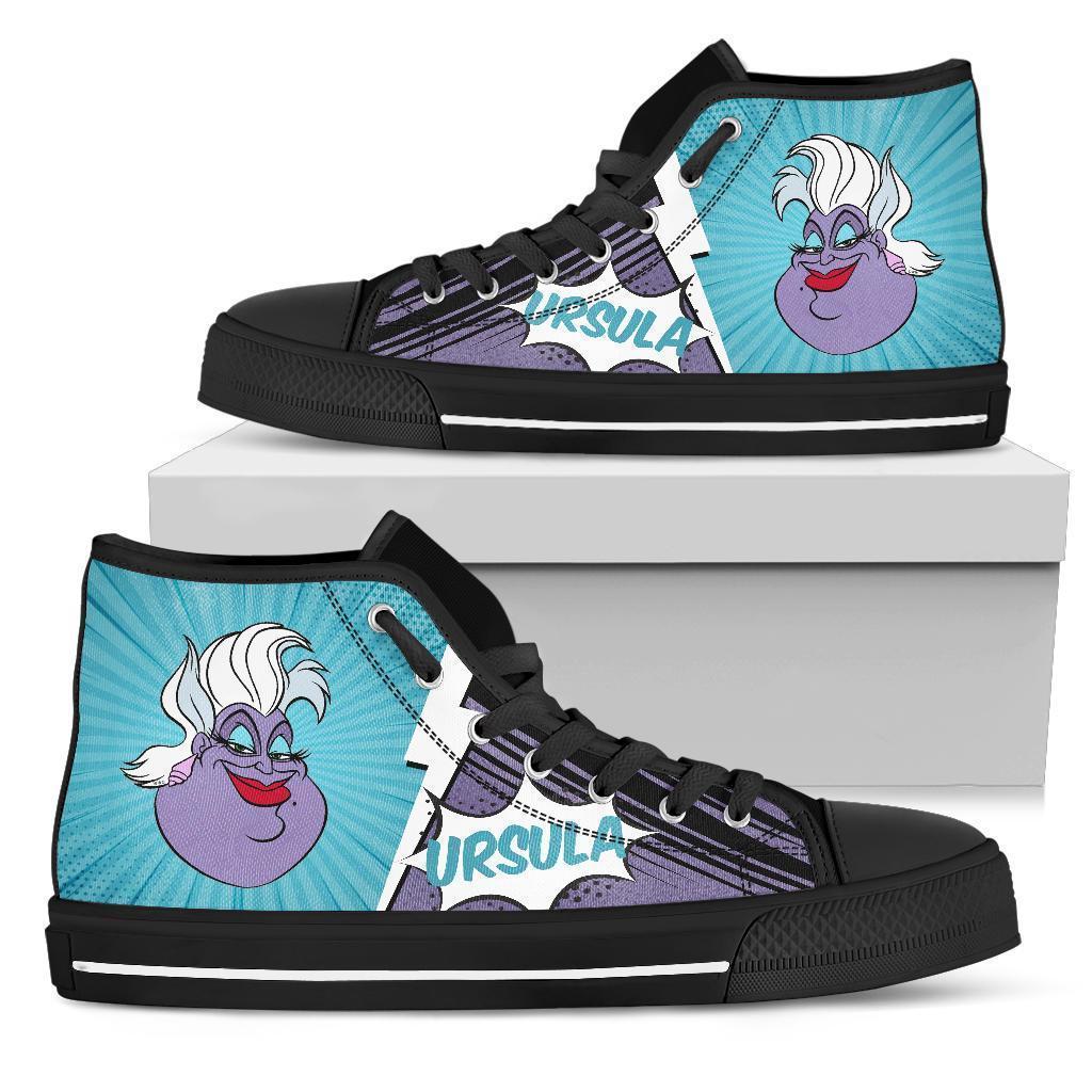 Ursula Sneakers Villain High Top Shoes Gift Idea Grabiiva