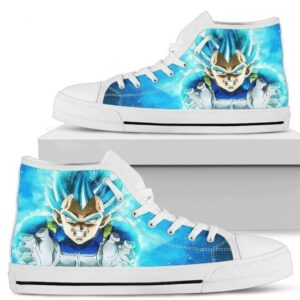 Vegeta Sneakers High Top Fan Anime Custom NH09 Grabiiva