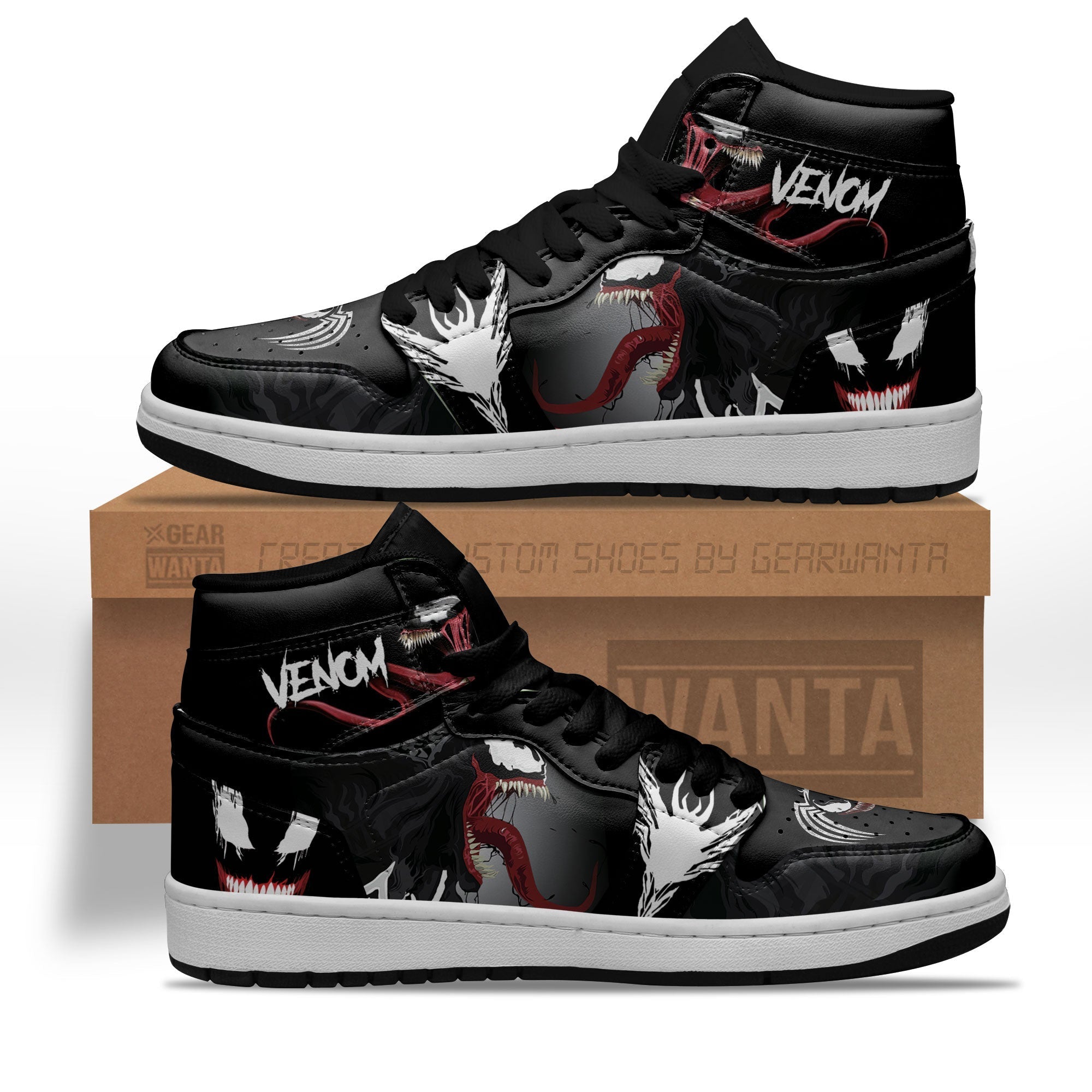 Venom J1s Sneakers Anti Heroes Sneakers  Grabiiva