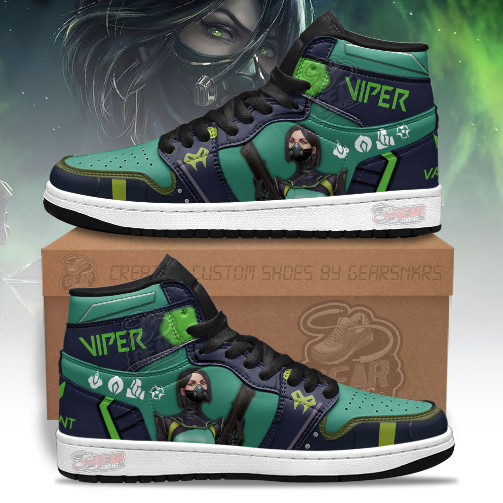 Viper Valorant Agent J1s Sneakers For Gamer MN13  Grabiiva