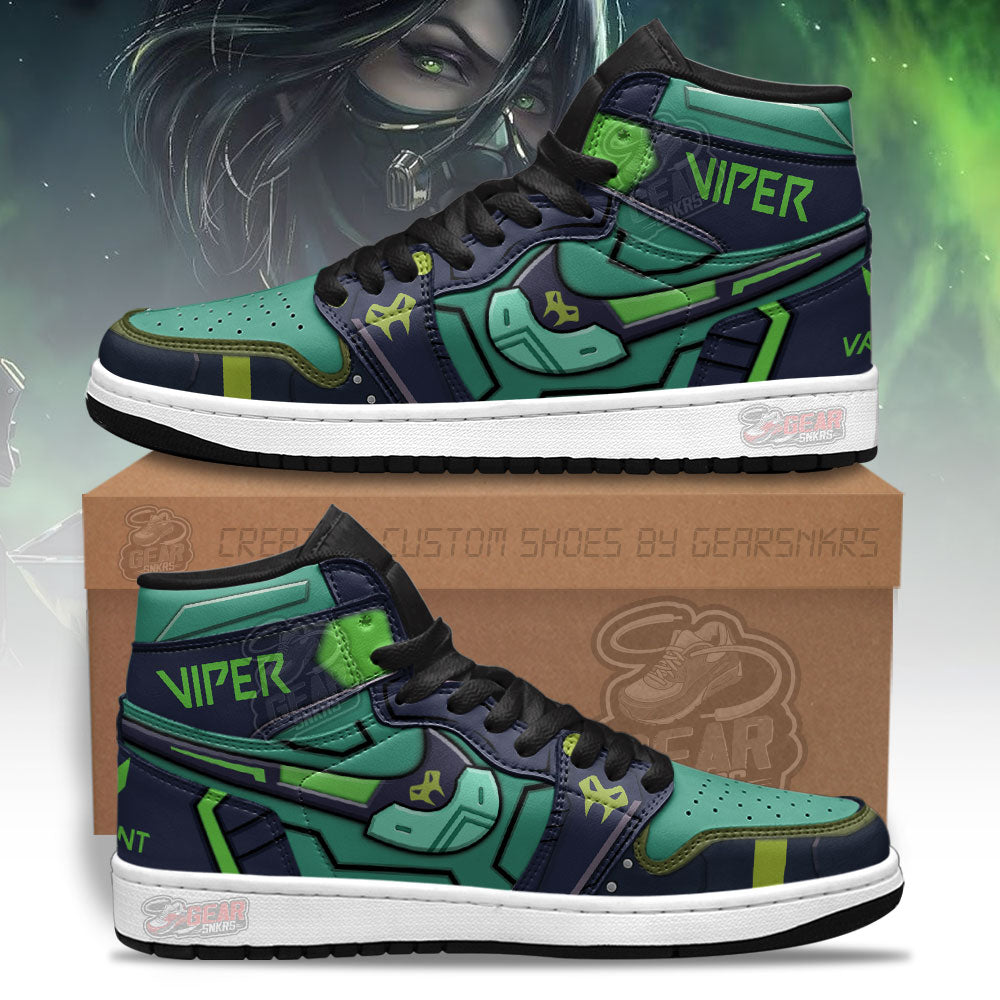 Viper Valorant Agent J1s Sneakers For Gamer MN13  Grabiiva